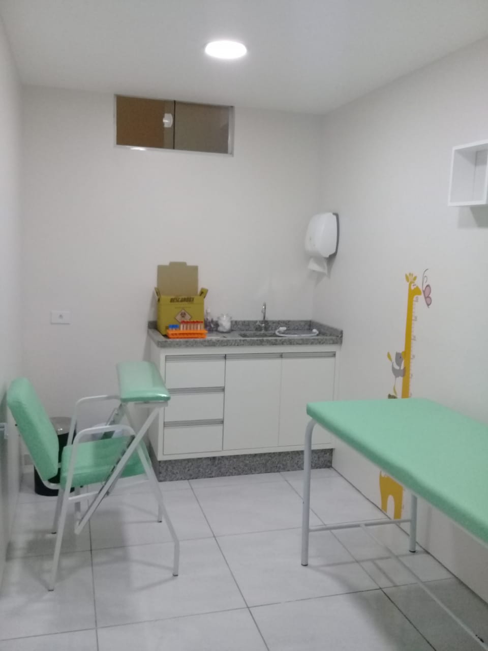 Sala de coleta Laborclin Salto do Itararé